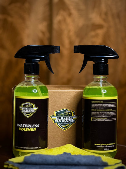 Waterless Washer 500ml + FREE Premium Microfiber Cloth