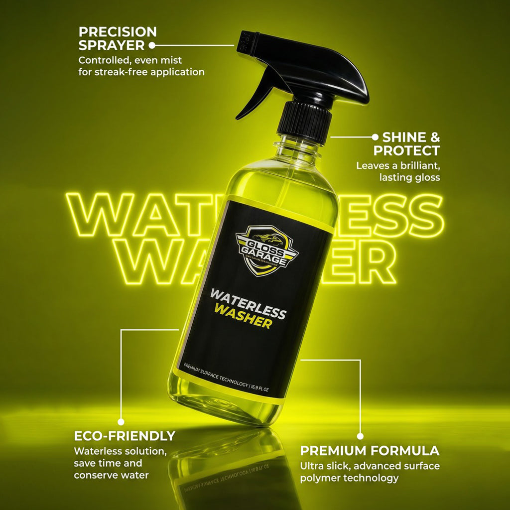 Waterless Washer 500ml + FREE Premium Microfiber Cloth