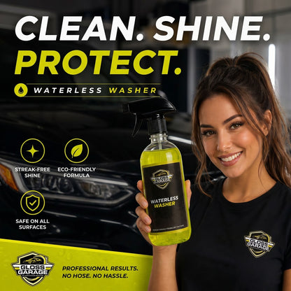 Waterless Washer 500ml + FREE Premium Microfiber Cloth