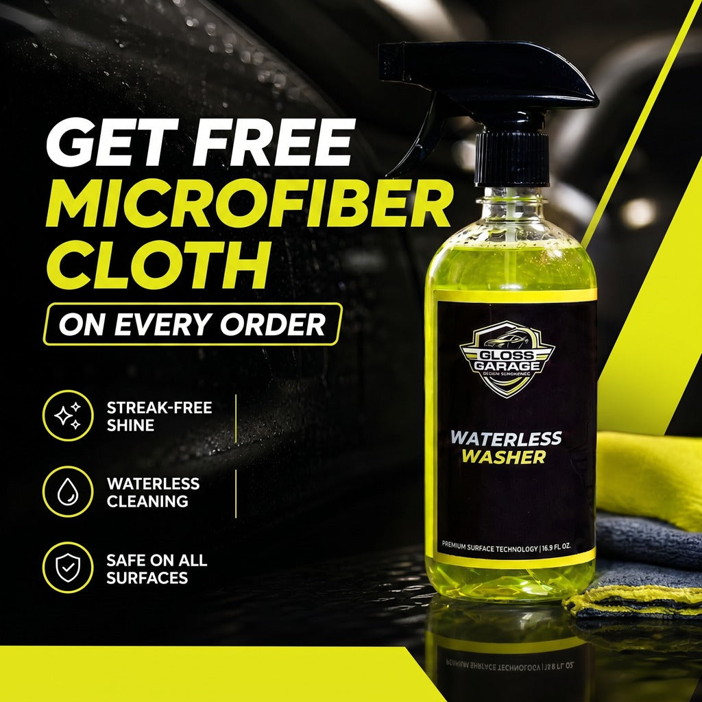 Waterless Washer 500ml + FREE Premium Microfiber Cloth