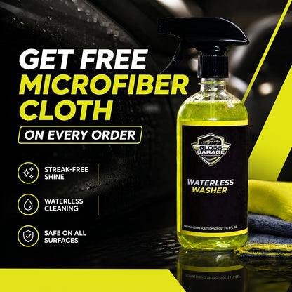Waterless Washer 500ml + FREE Premium Microfiber Cloth